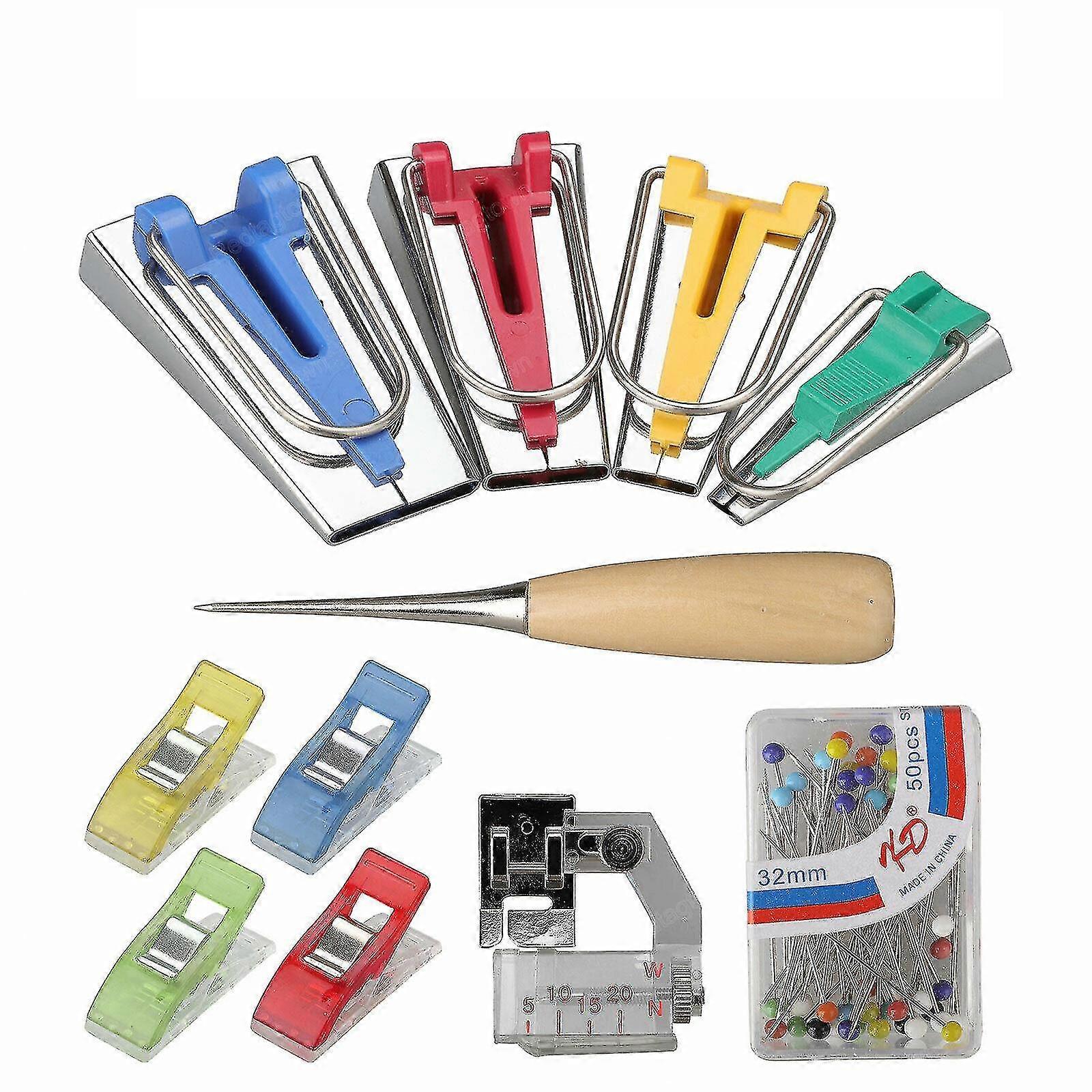 hmwy-bias tape maker kit set pour coudre du quilting