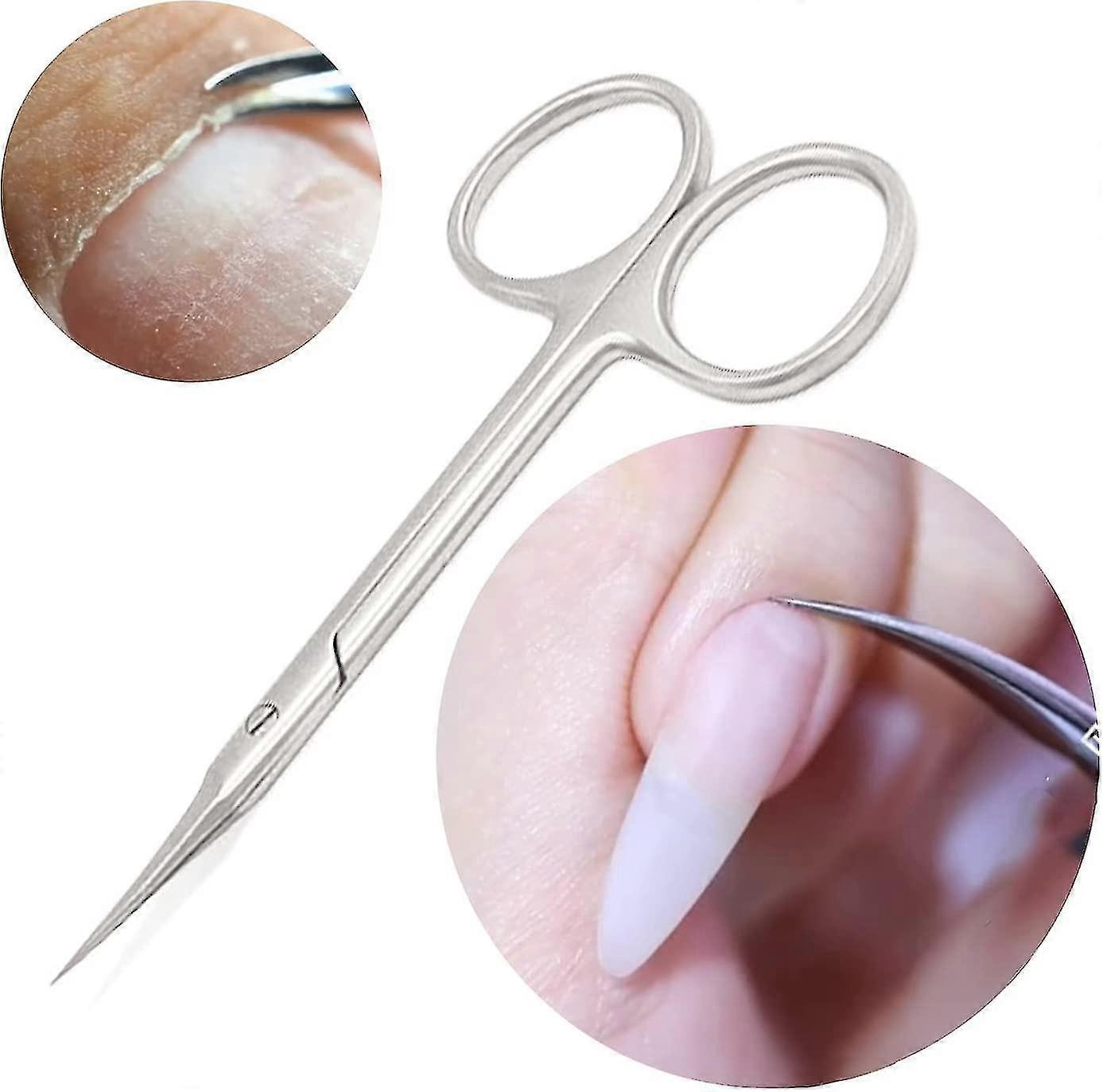 Stainless Steel Cuticle Nipper Cuticle Cutter Nail Scissors - Quan