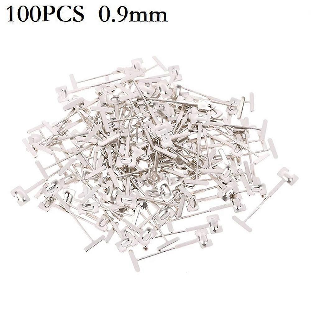 100pcs 09/15mm Sample Tile Leveling Wedges System T-Shaped Steel Needle Alignment Ceramic Positioning Construction Tools