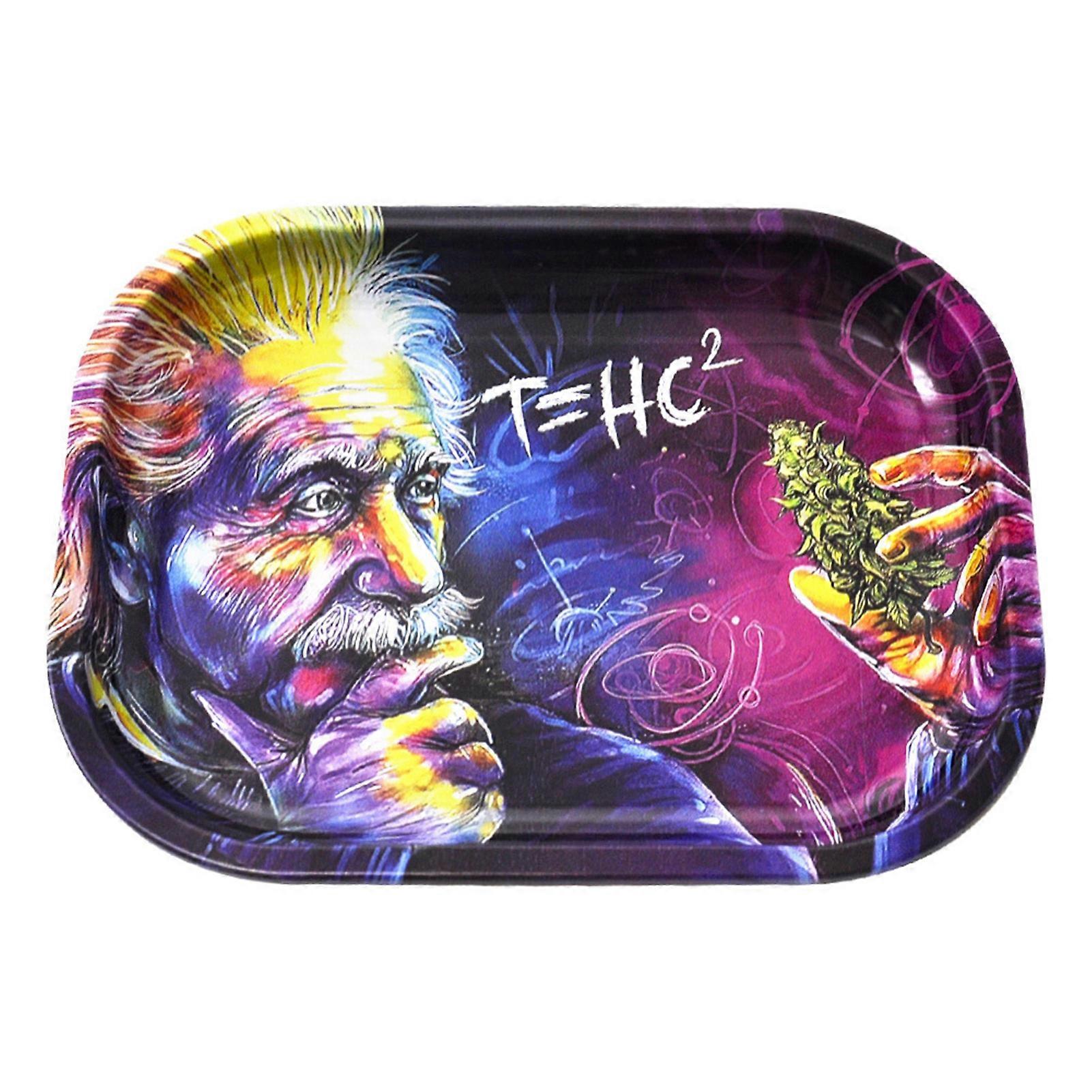 Metal Cigarette Rolling Tray Anti-fade and Durable Tray Unique Gifts For Fathers Husbands