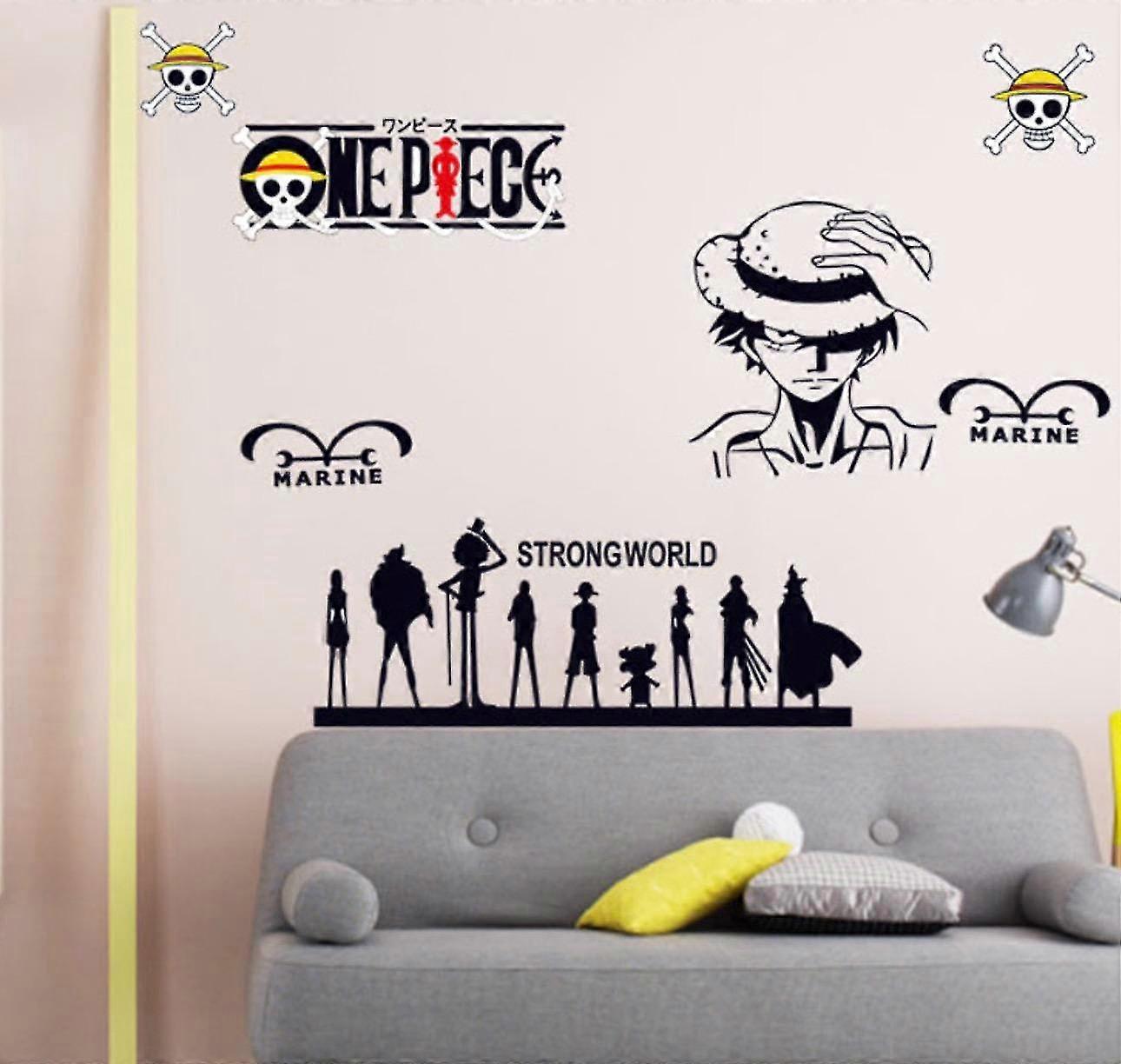 Decals Ace Luffy Sticker Decals