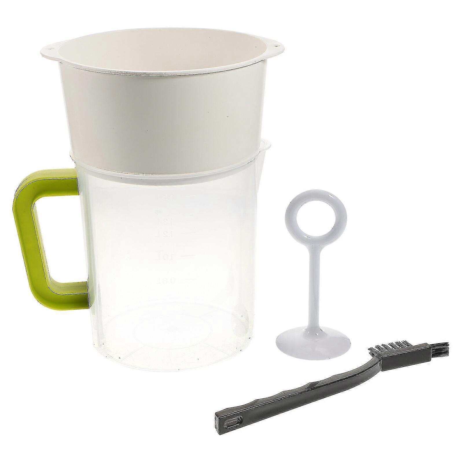 4pcs 1.5l Soy Milk Maker Filter Set Soy Milk Ser Nut Milk With Filter And Rod Brush Fk