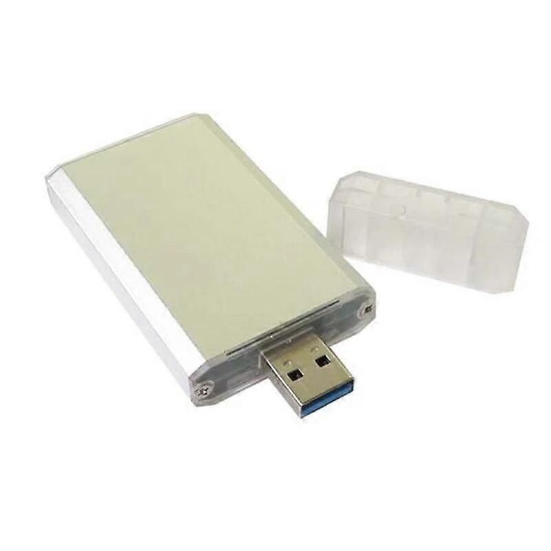 30x50mm mSATA SSD Enclosure Mobile Hard Disk Box Mini PCIe mSATA SSD to USB3.0 Converter Adapter Enclosure Case mSATA to USB 3.0