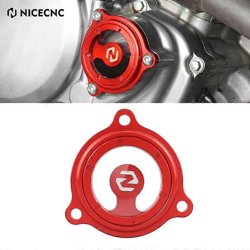 NICECNC Motocross Engine Oil Filter Guard Cover Cap Protector With O-ring For Honda XR650L 1993-2022 XR600R 1990-2000 Aluminum