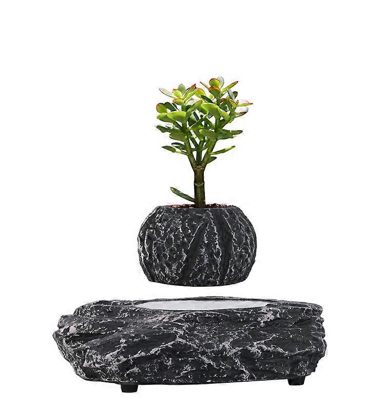 Magnetic levitation pot plant simple home decoration desktop office cafe magnetic levitation flower pot ornament