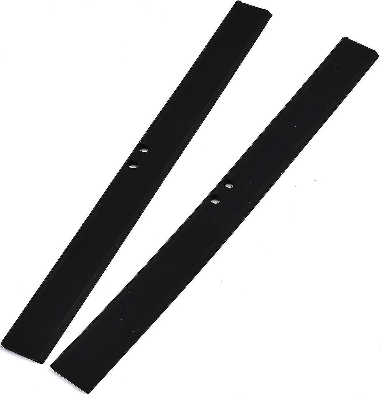 2 Pieces Rubber Lip Squeegee - Window Wiper Replacement For Glass Surfaces