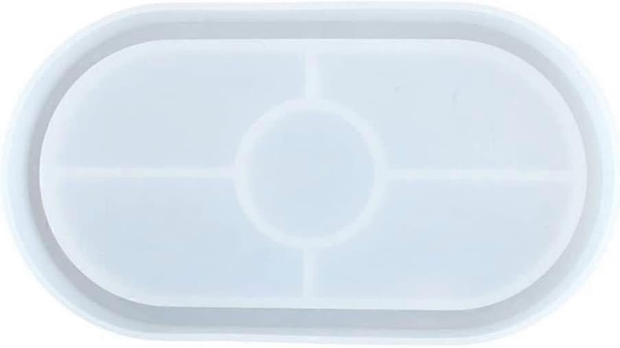 2023 - Oval Soft Silicone Coasters Molds - For Casting With Resin, Concrete, Cement And Polymer