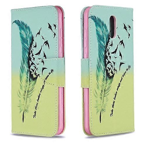 For Nokia 2.3 Colored Drawing Pattern Horizontal Flip Leather Case