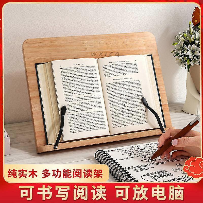 Reading rack reading rack wooden adult reading artifact bookshelf ...