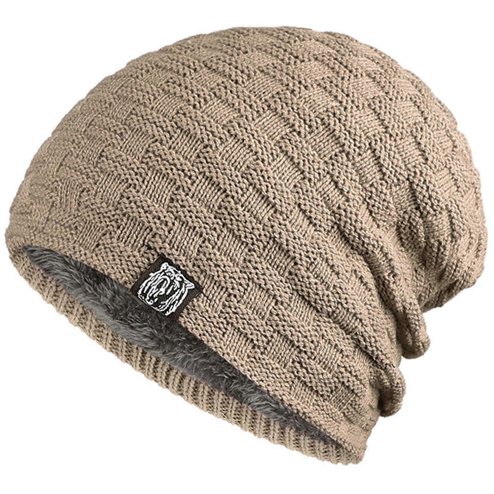 Cold-proof Warm Piles Hat Cold-proof Thicken Ear Protector Cap for Indoor Outdoor