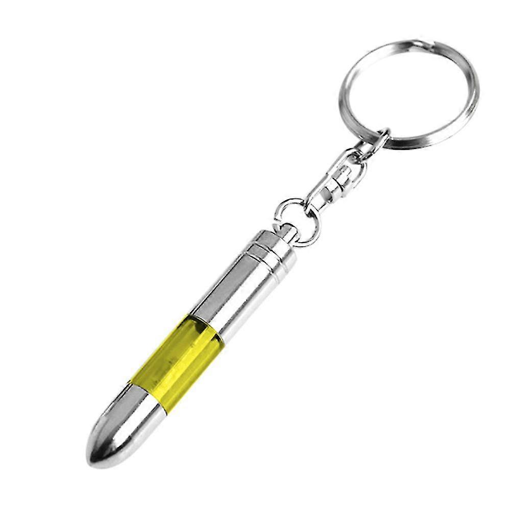 Anti Static Keychain Key Ring Built-in Led Emitter Car Interior Accessories