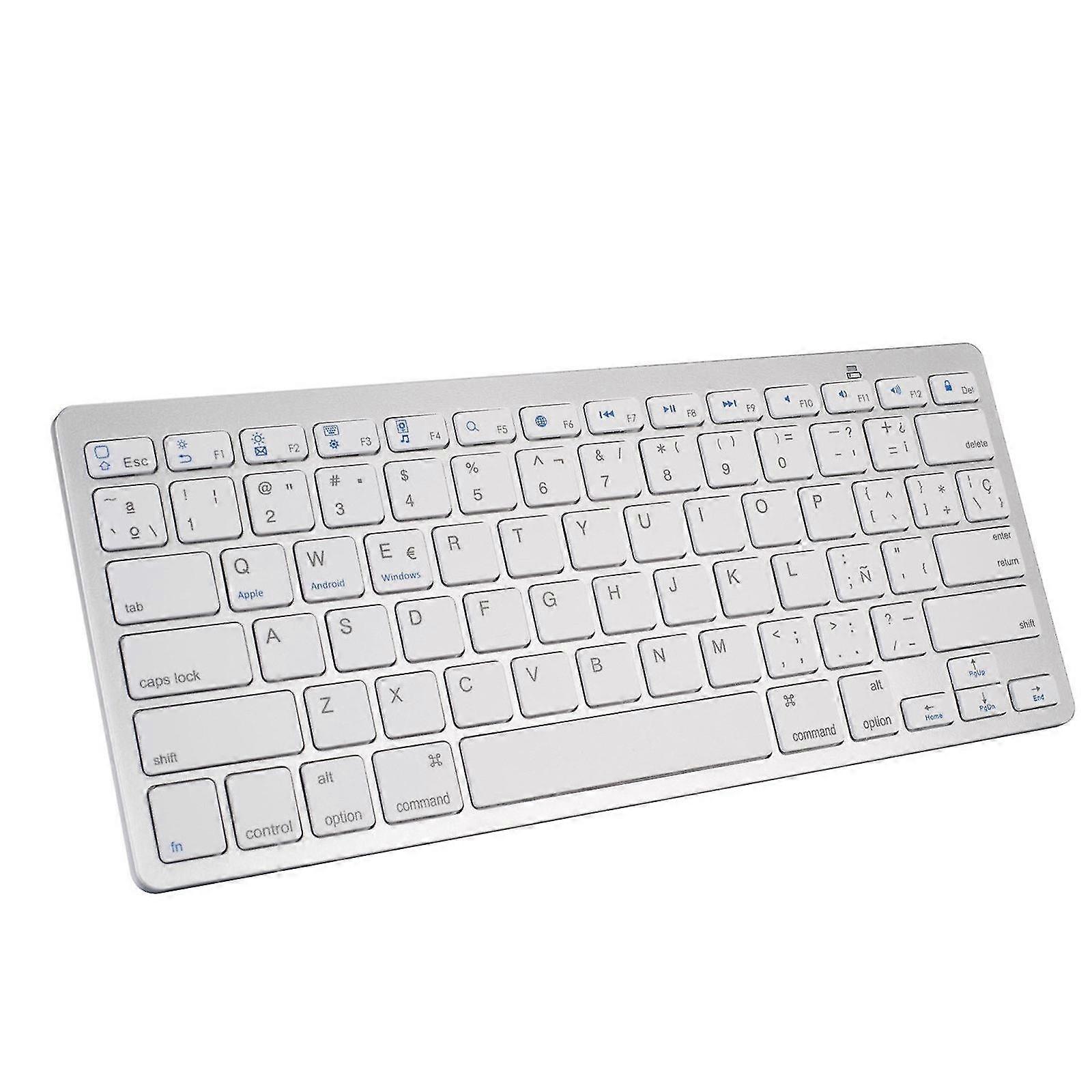 Universal Wireless Bluetooth Keyboard Ultra Slim Hebrew Spanish 9.7 Inch