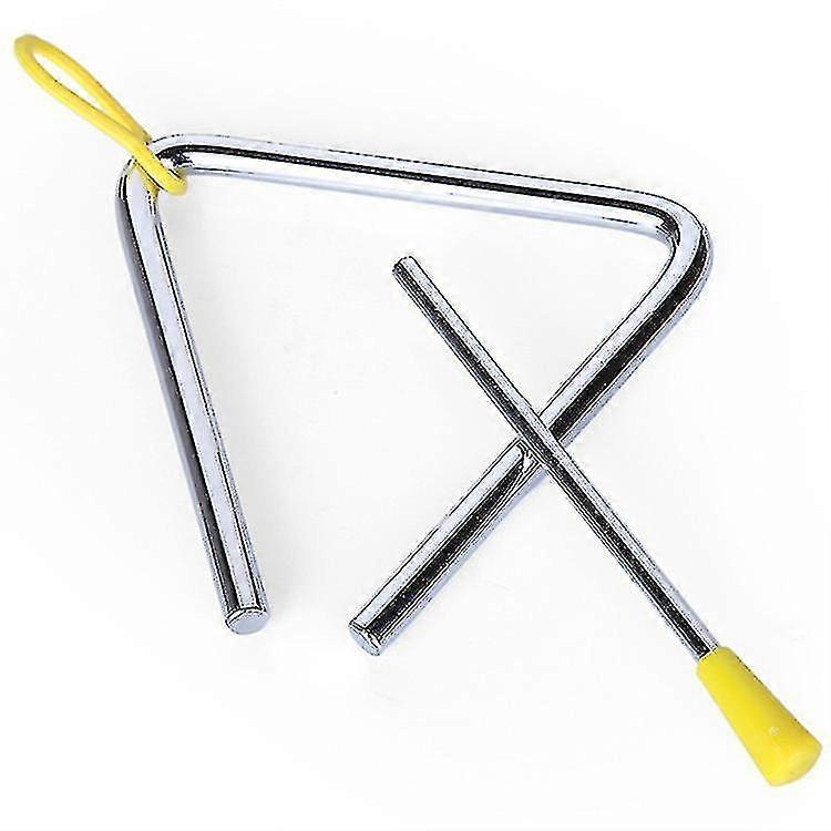 Triangle Orff Musical Instruments Band Percussion Educational Triangle(1pcssilver
