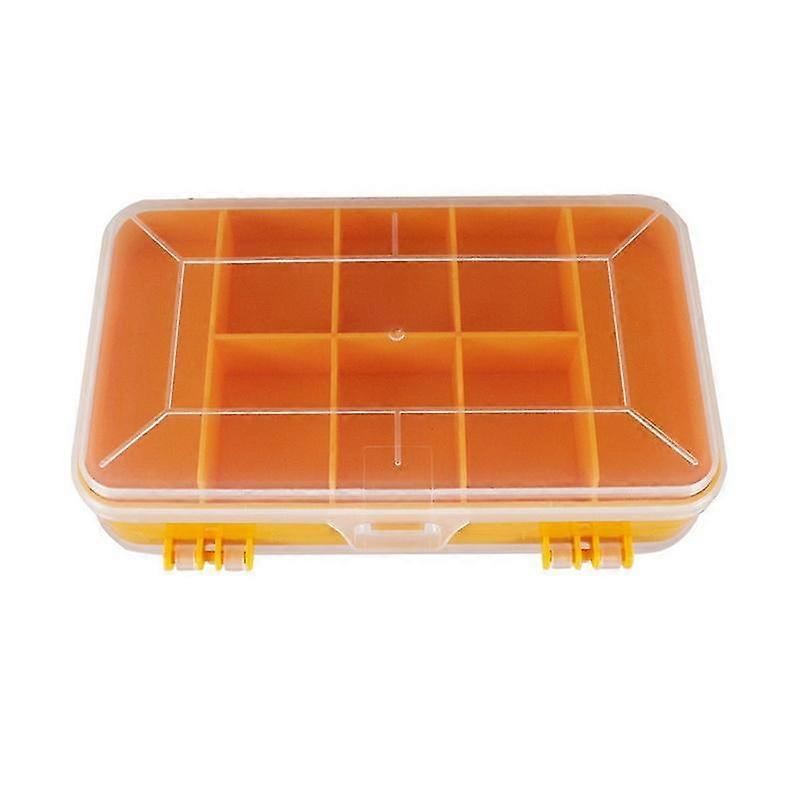 New New 13 Grids Portable Transparent Screws Storage Box Double Sided Multifunctional Storage Tool Box