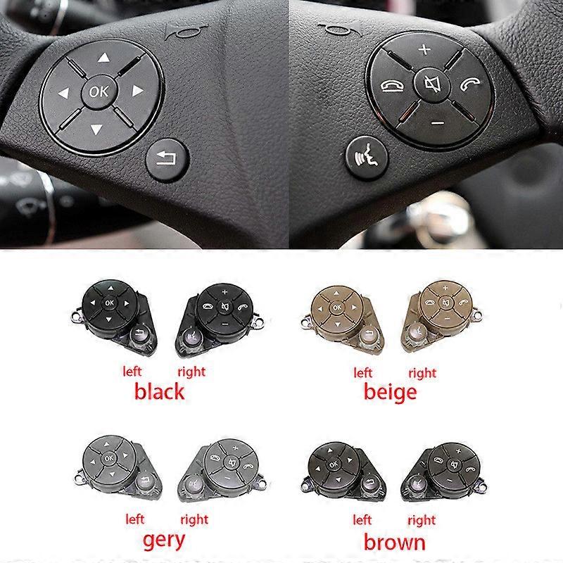 Multi-function Car Steering Wheel Switch Buttons Audio Control Button for Benz W204 W212 W207 X204 08-15