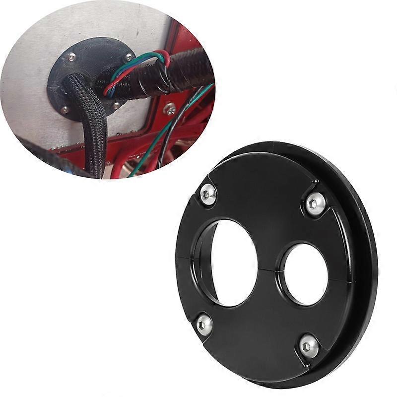 Fit Harness Split Face Grommet 2 fori Bulkhead Fitting per Holley Terminator X X Max