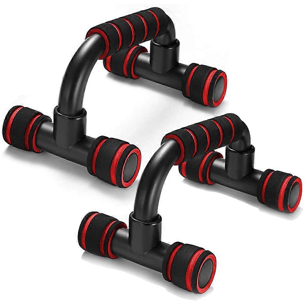 Push Up Bars - Liegestützgriff für Heimtrainingsgeräte mit gepolstertem Schaumstoffgriff und rutschfester, robuster Struktur - Tragbare Liegestützständer für Heimfitness -