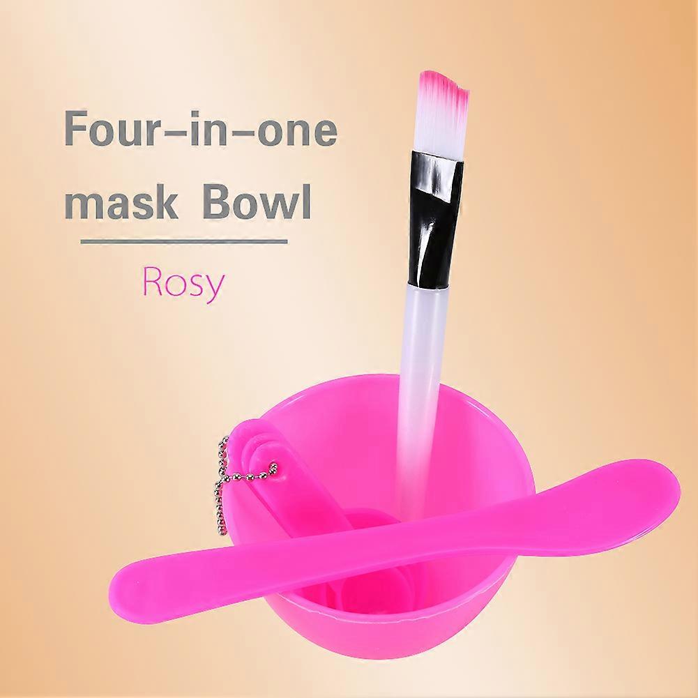 4 IN 1 Set DIY Beauty Mask Bowl Cosmetic Mixing Spoon Brush with Stick Mask Make Up Brushes