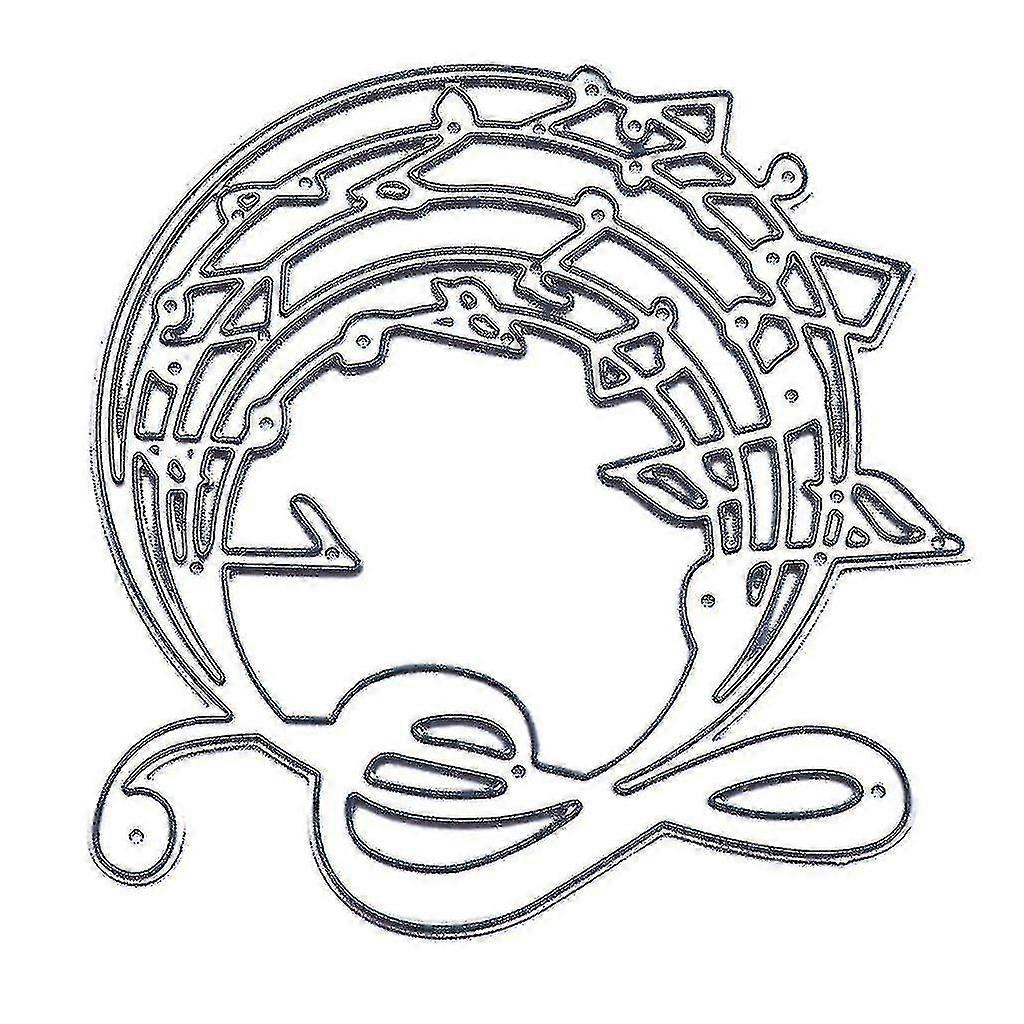 Ring Note Shape Metal Cutting Dies Cut Stencils For Embossing Card Making