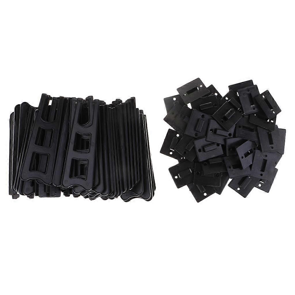 50Pcs Cavalletti in plastica Photo Frame Holder Stand per visualizzare le immagini 15x4.7cm