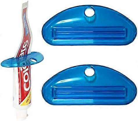 Pack Toothpaste Tube Squeezer, Toothpaste Squeezer for Toothpaste, Hand Cream, Color Tubes, Cosmetics (Blue)