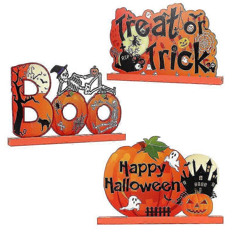 3pcs Halloween Table Centerpieces