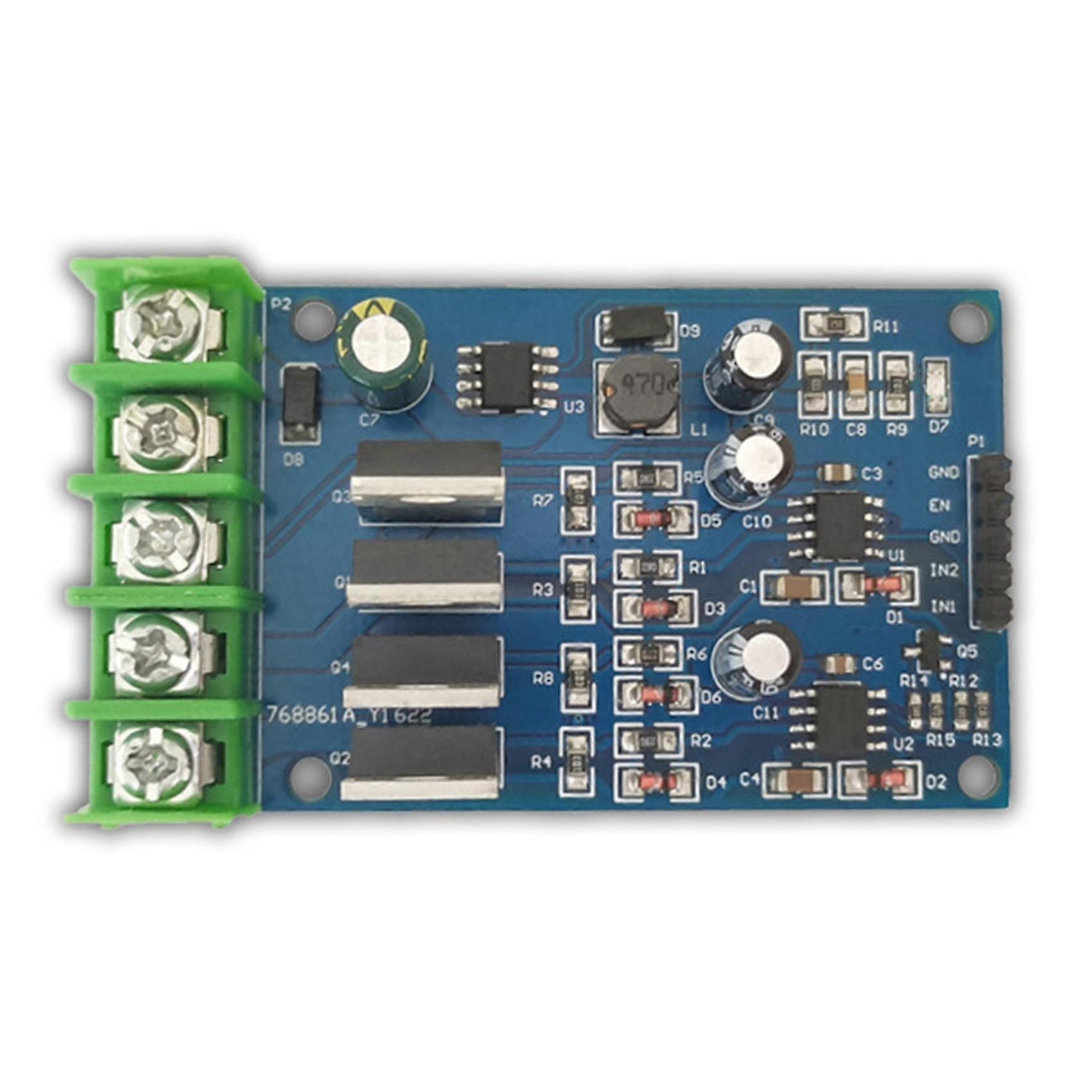 High-Power H-Bridge Motor Drive Module NMOS with Emergency Brake Forward and Reverse 5-30V Motor Mo