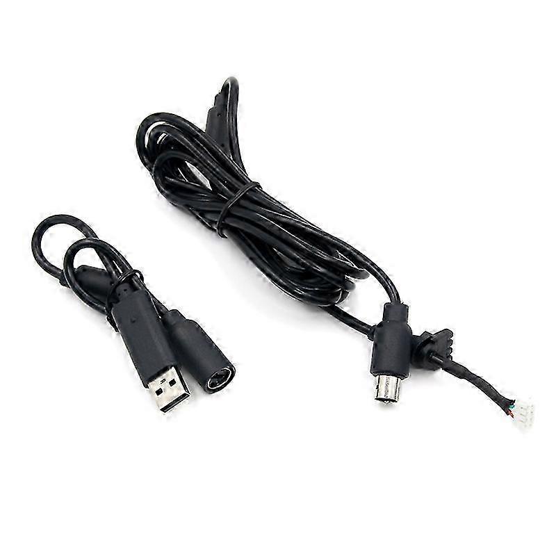 WJTG 4 Pin Wired Controller Interface Cable With W/ USB Breakaway For XB 360 controller AccessoriesJ