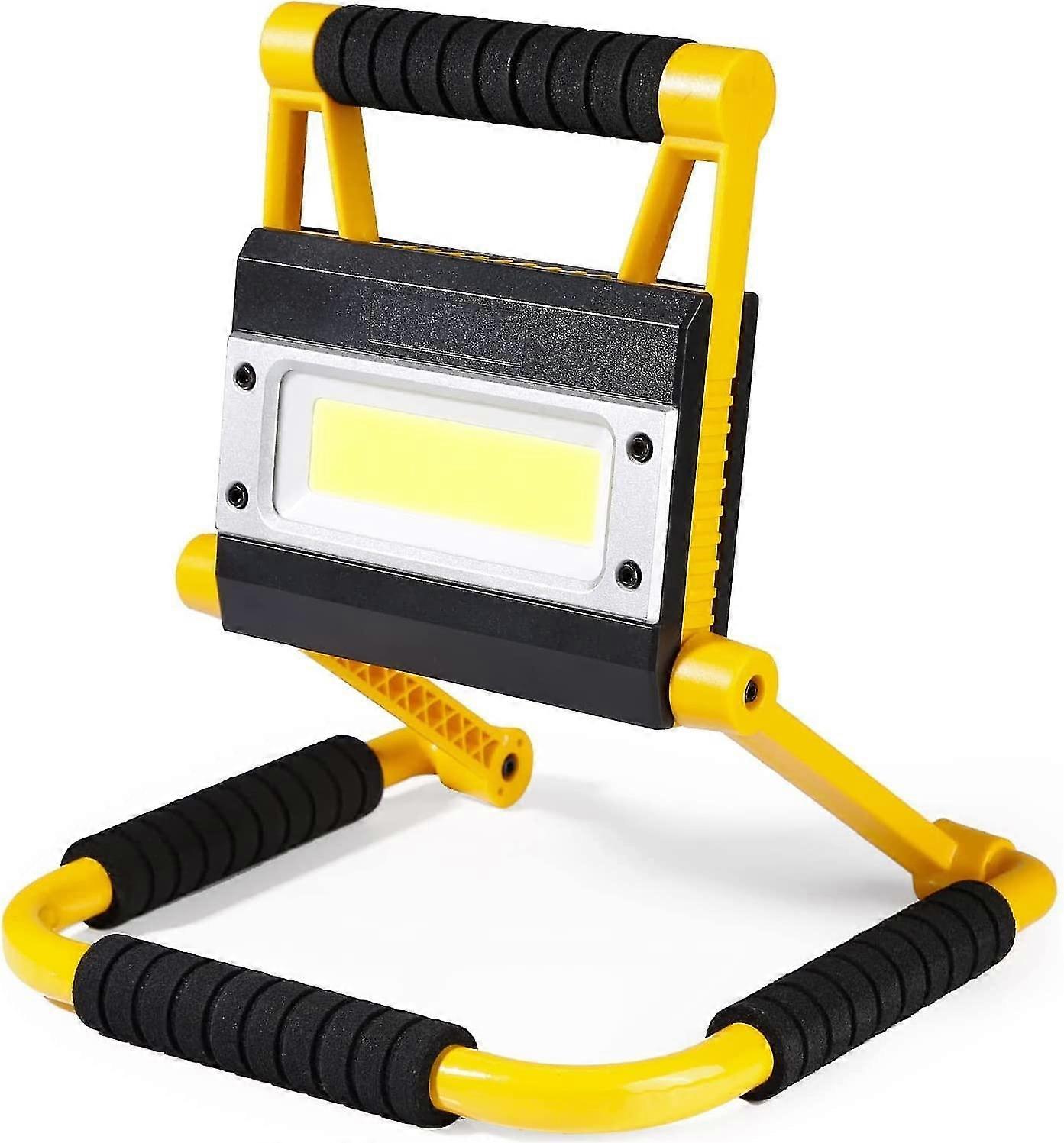 80W Rechargeable LED Flood Light, 51 LEDs, 6000 Lumens, 4 Modes, Waterproof Outdoor Lighting