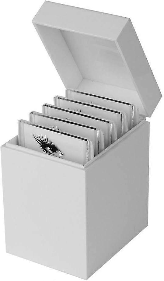 5-Layer Eyelash Extension Storage Box, False Eyelash Display Case Organizer for Makeup