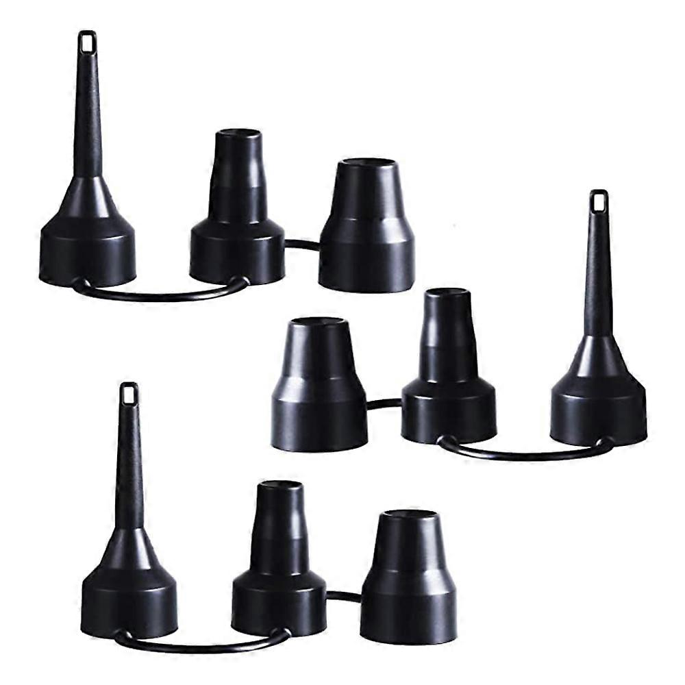 Inflatable Pump Nozzle Heads - Air Pump Inflator Adaptor Accessory Set