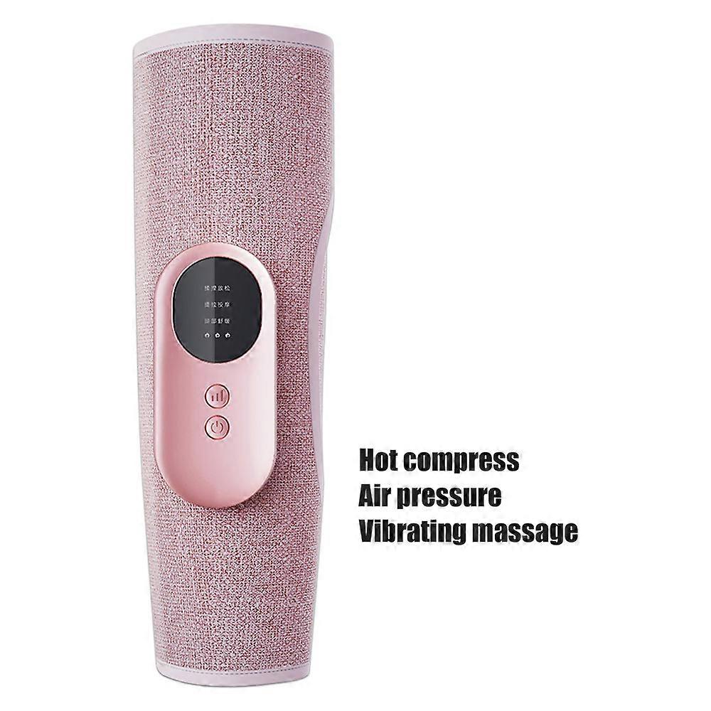 Electric Heated Calf Arm Wrap with Massage Vibration Air Compression Foot Leg Massager for Circulation Swelling Pain Relief Tool