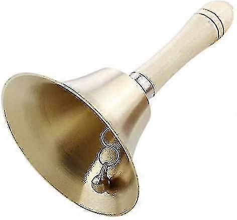 Classroom Bell Brass Hand Bell Service Bell Bell With Handle Loud Hand Bell