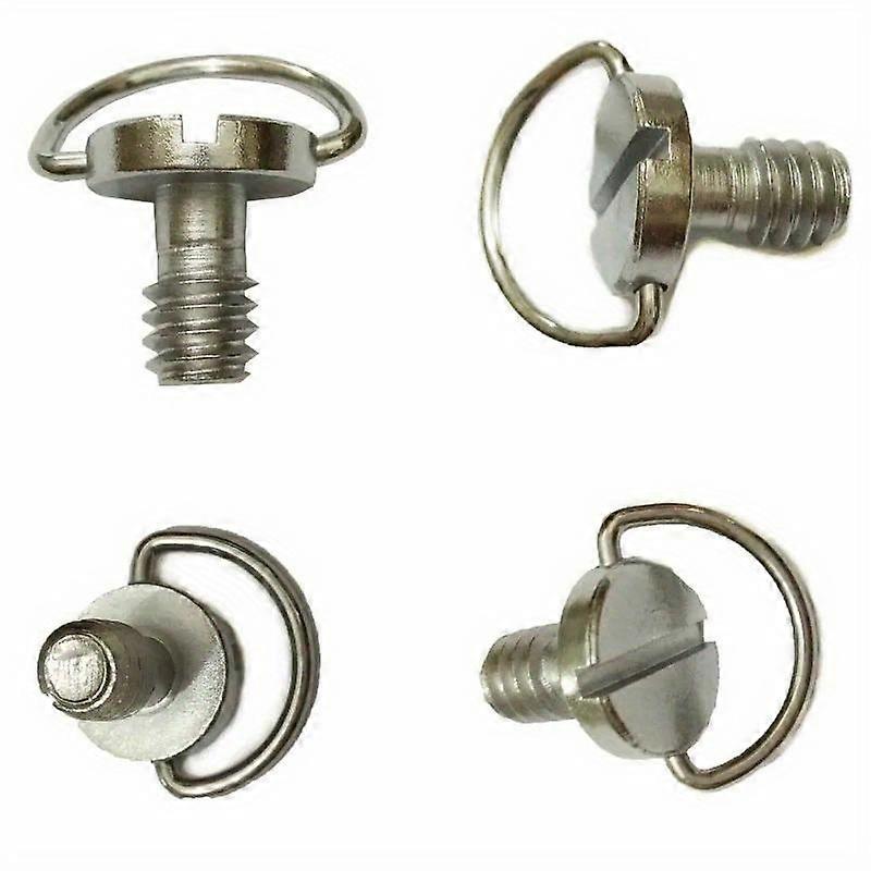 5/10 قطعة 1/4 برغي الكاميرا للوحة الإفراج السريع قابلة للطي D-Ring محول بولت ترايبود مونوبود كاميرا قفص تلاعب مسامير التثبيت