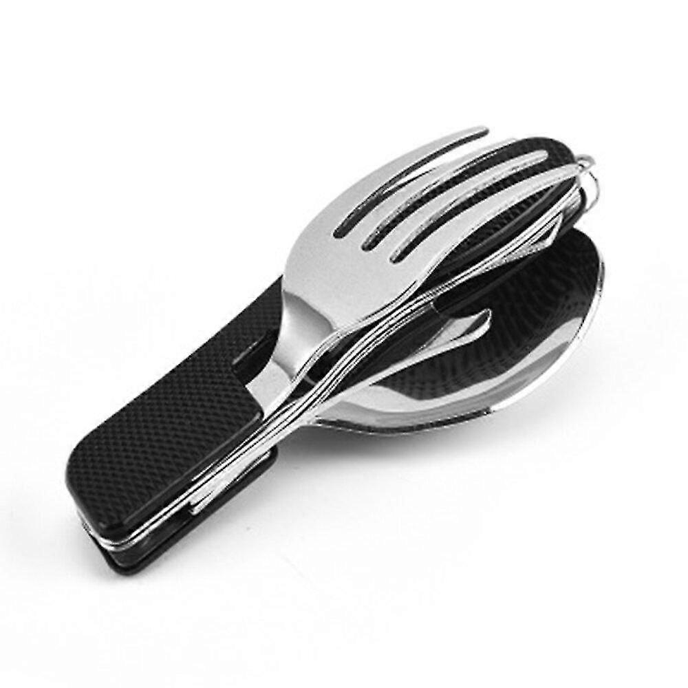 tableware outdoor travel camping portable fork knife spoon folding