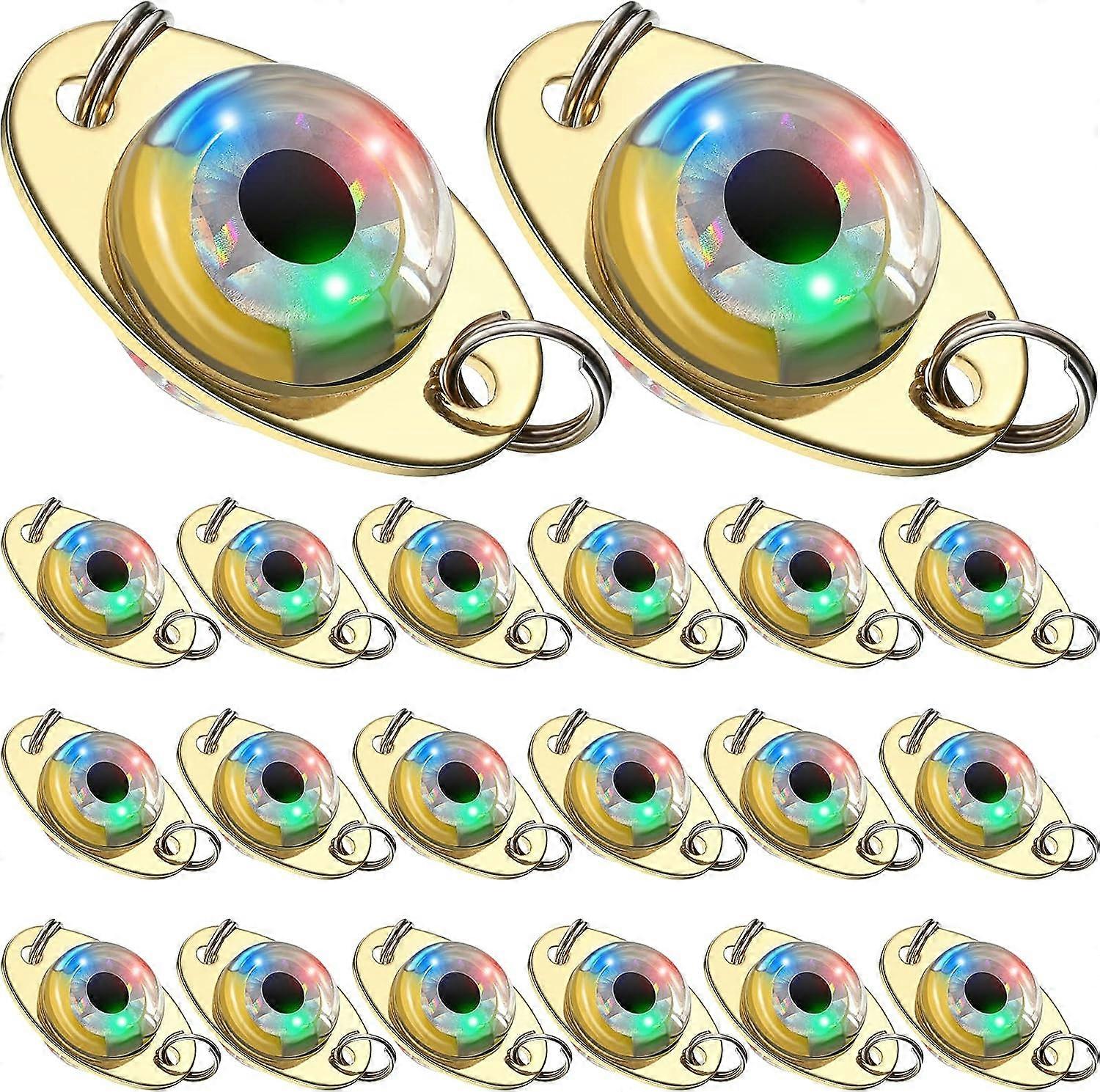 LED Fishing Lures Fishing Spoons Underwater Flasher Bass Halibut Flasher Saltwater Trolling Deep Drop Fishing Light LED Lighted Bait Flasher