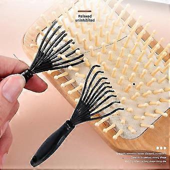 Comb Cleaner Pet Brush Rake Cleaning Claw Hair Hook Round Comb Teeth Flexible Material/small Size Rake