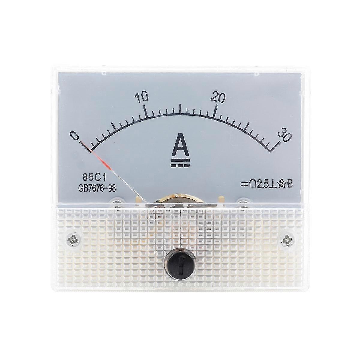 85c1-dc 30a Dc Voltmeter Pointer Head Analog Ammeter Panel Meter XYT