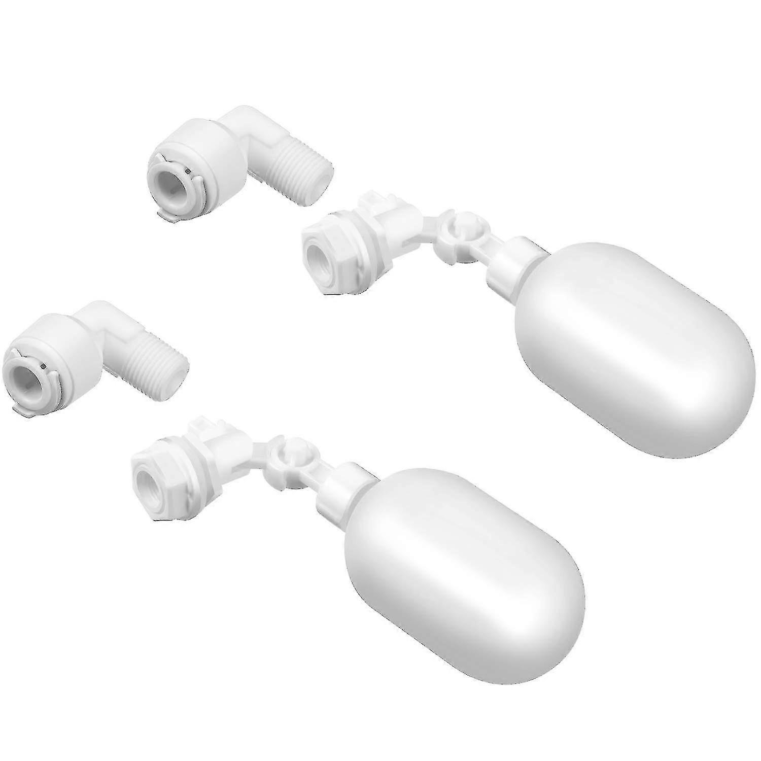 Water Filter Float Ball Valve 1/4 Inch Adjustable Float Valve Plastic Water Tank Float Valves