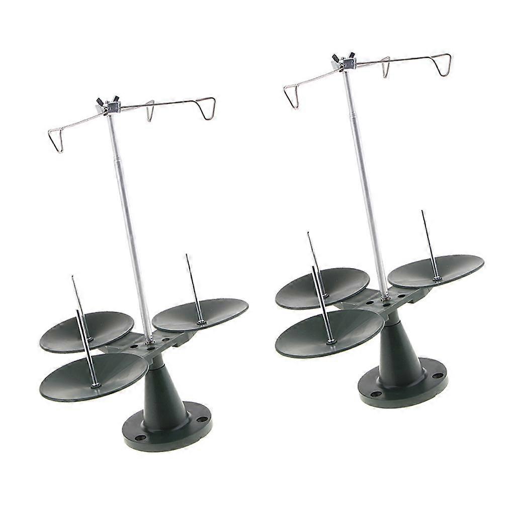 2 Pack Assembles 3 Spool Thread Sewing Machine Thread Rack For Sewing