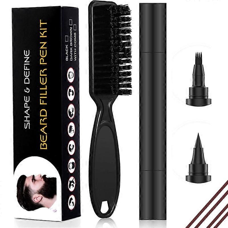 Στυλό γενειάδας Κουρέας Μολύβι Προσώπου HairStyling Φρύδι Μουστάκι Επισκευή εργαλείο χρωματισμού