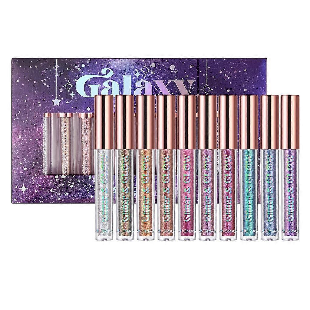  Liquid Glitter Eyeshadow,Long Lasting,Quick-Drying Shimmer Liquid Eyeshadow