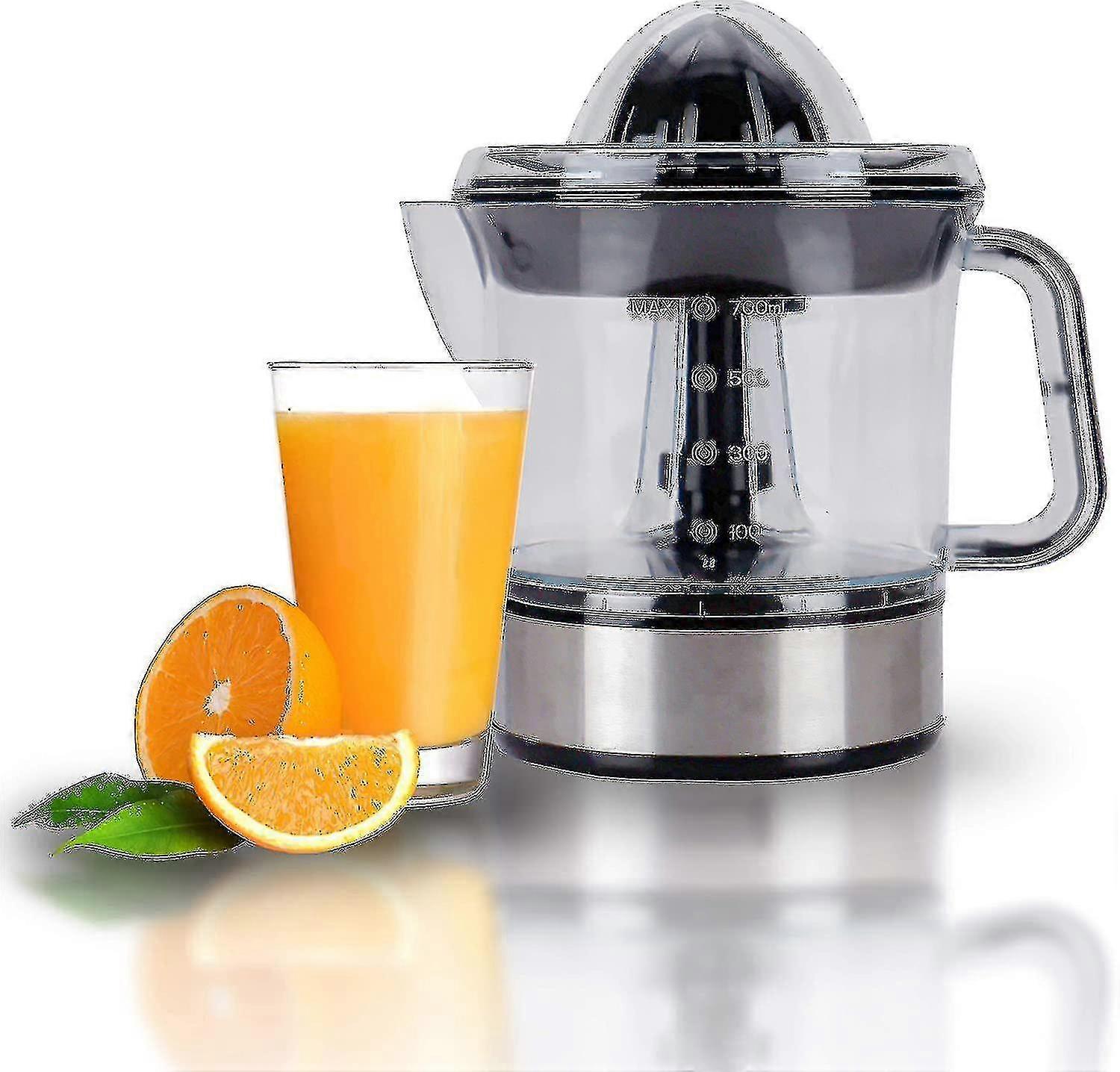 Spremiagrumi elettricamente ad alta resa del succo, spremiagrumi 2 direzioni di rotazione Spremiagrumi elettrico 2 coni Arance in acciaio inossidab...