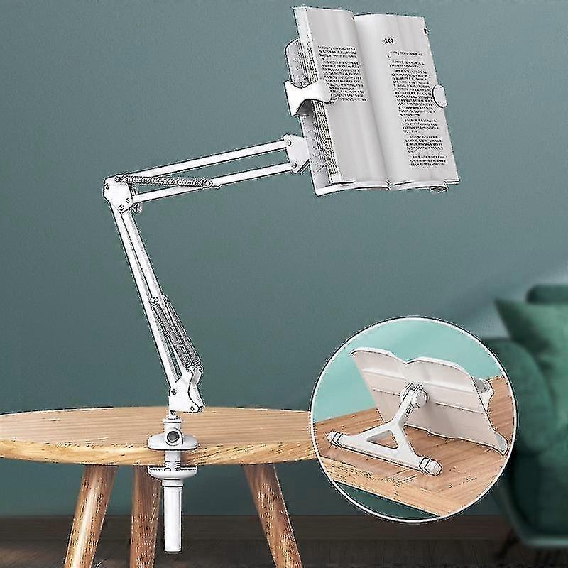 Multifunction Desktop Long Arm Children's Reading Frame Multi-angle Adjustable Bookshelf Bedside Reading Foldable Book Stands