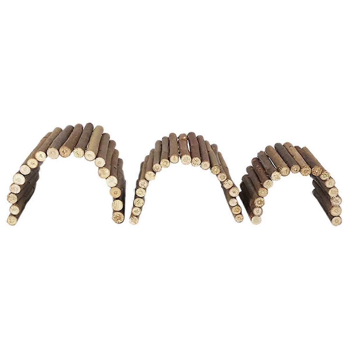 Small Pet Molar Willow Branch Rabbit Accessories Hamster Molar Supplies Climbing Ladder Fence Arch Bridge Toy