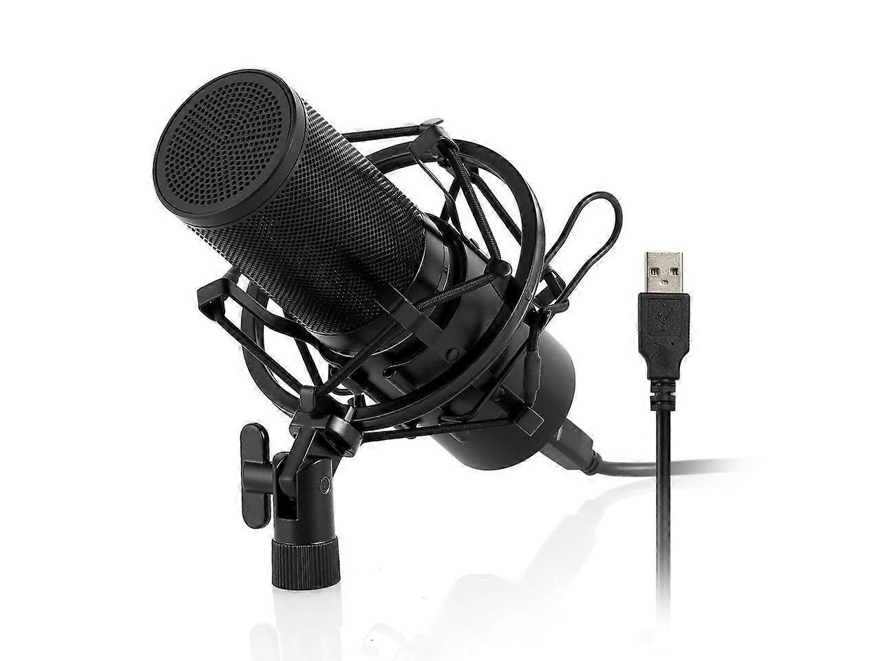 Professional Studio Broadcasting & Recording Microphone Set PC Microphone Kit with Shock Mount for PC Studio Recording Podcasting Youtube Karaoke