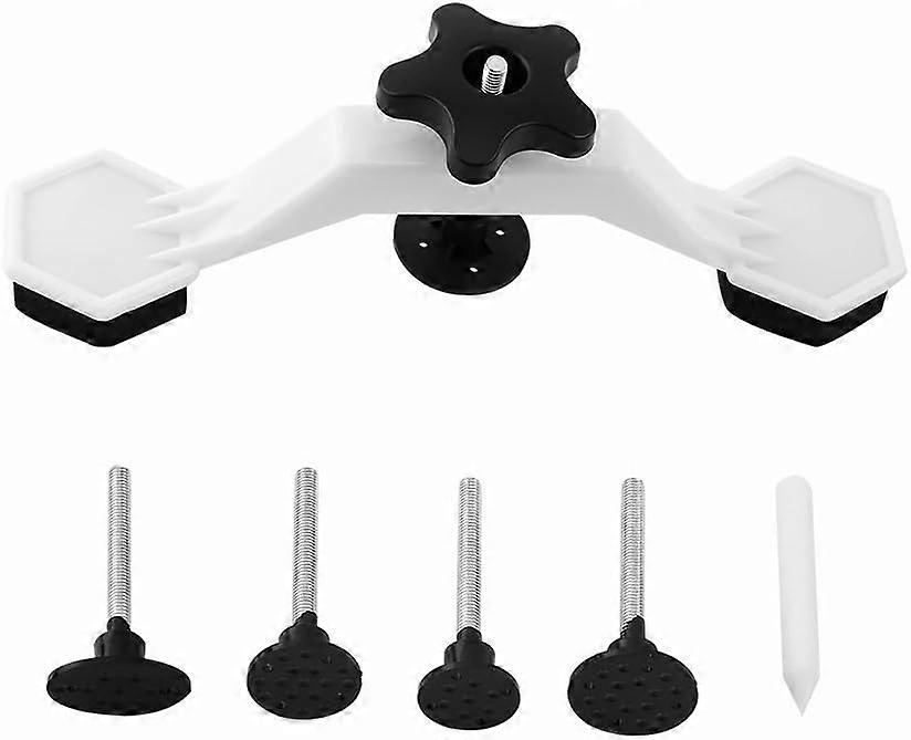 Paintless dent puller kit, paintless dent puller kit, body repair kit, 6 pcs set includes 1 bridge puller + 1 shaper + 5 glue tabs