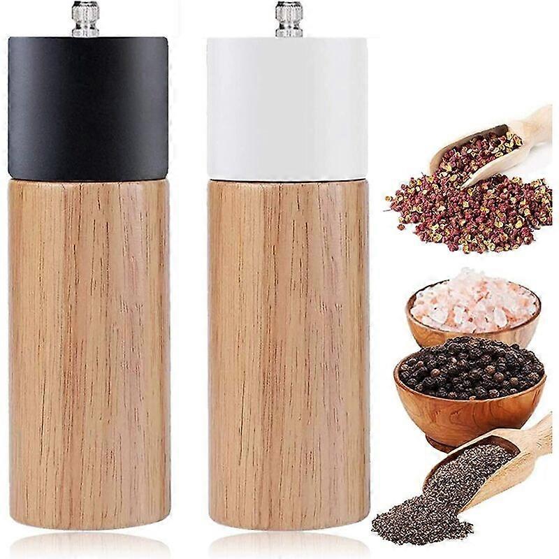 Manual Salt & Pepper Grinder with Adjustable Ceramic Wheel - Setting the Salt & Pepper Mixer