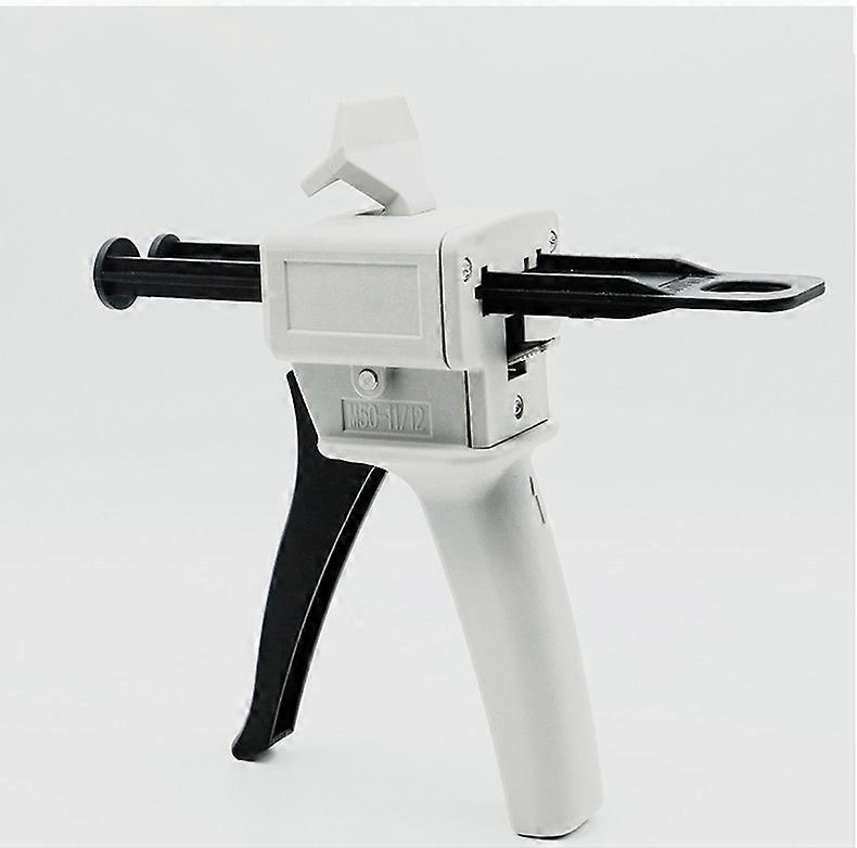 50ml Epoxy Dispenser Gun, Mixer Dispenser Gun for Glue Mixing, 10:1 Ratio, Static Mixing Nozzle