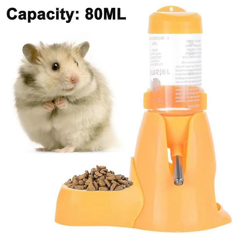 Hamster Water Bottle,pet Automatic Drinking Bottle With Food Container